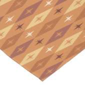 Chemin De Table Court Diamonds Stars Orange, 1950 atomique (Coin)