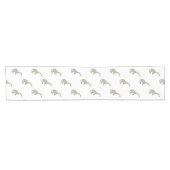 Chemin De Table Court Dinosaure de brontosaure regardant en bas de la (Horizontal)