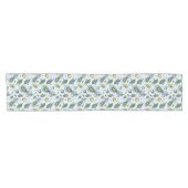 Chemin De Table Court Diverses plumes colorées (Horizontal)