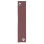 Chemin De Table Court Donnachaidh (Robertson) Red tartan Crest (Devant)