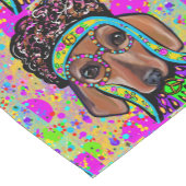 CHEMIN DE TABLE COURT DOXIE ROUGE (Coin)