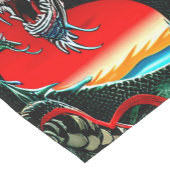 CHEMIN DE TABLE COURT DRAGON ASIATIQUE (Coin)