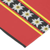 Chemin De Table Court Drapeau allemand Edelweiss couleur (Coin)