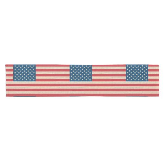 Chemin De Table Court Drapeau américain (Horizontal)