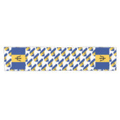 Chemin De Table Court Drapeau BARBADOS Patriotique (Horizontal)