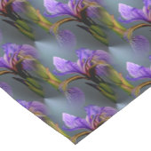 Chemin De Table Court Drapeau bleu violet Iris Fleurs Motif de la nature (Coin)