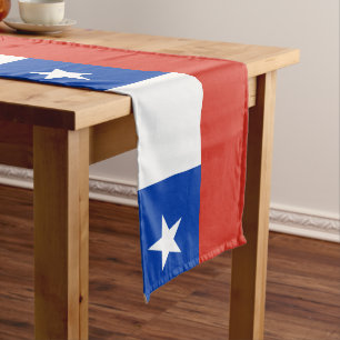 Chemin De Table Court Drapeau chilien & décoration de la fan house de sp