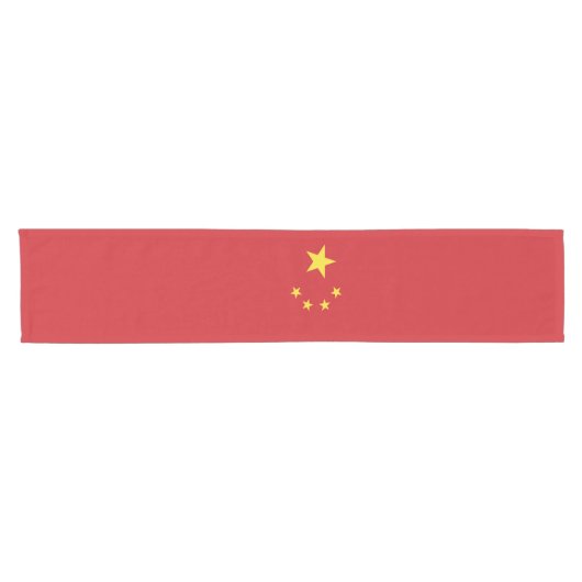 Chemin De Table Court Drapeau chinois (Horizontal)
