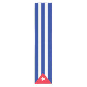 Chemin De Table Court Drapeau Cuba (Devant)