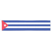 Chemin De Table Court Drapeau Cuba (Horizontal)