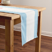 Chemin De Table Court Drapeau de Chicago (In Situ)
