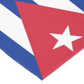 Chemin De Table Court Drapeau de Cuba (Coin)
