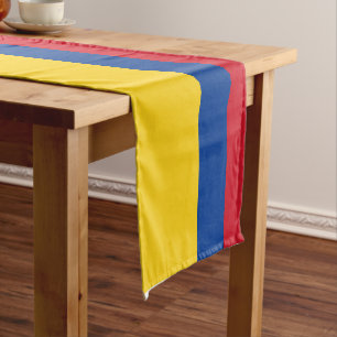 Chemin De Table Court Drapeau de la Colombie Bandera De Colombie
