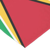 Chemin De Table Court Drapeau de la Guyane (Coin)