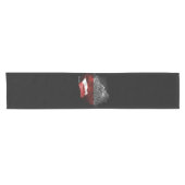 Chemin De Table Court Drapeau de la Pologne (Horizontal)