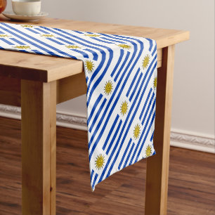 Chemin De Table Court Drapeau de l'Uruguay Banda Oriental