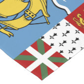 Chemin De Table Court Drapeau de Saint-Pierre-et-Miquelon (Coin)