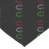 Chemin De Table Court Drapeau d'Italien du DJ (Coin)