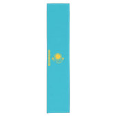 Chemin De Table Court Drapeau du Kazakhstan (Devant)