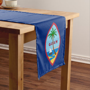 Chemin De Table Court Drapeau guaméen & Guam Sport décoration de la mais