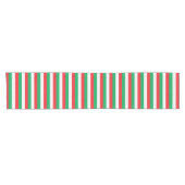 Chemin De Table Court Drapeau italien - rayures vert, rouge et blanc (Horizontal)