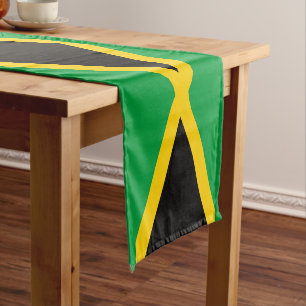 Chemin De Table Court Drapeau jamaïcain & décoration de la maison de ven