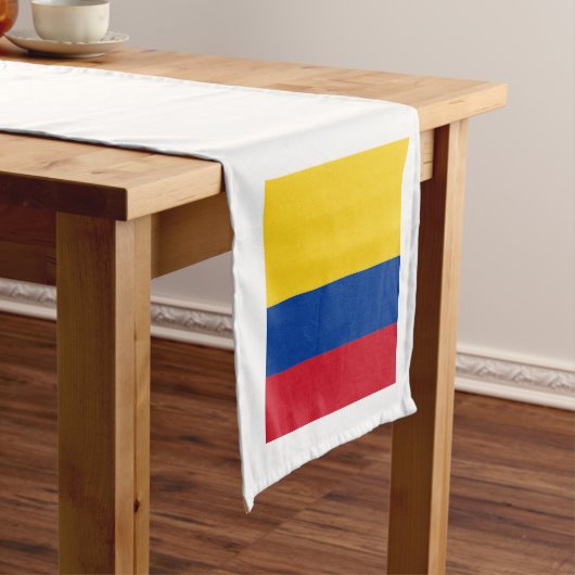 Chemin De Table Court Drapeau : La Colombie (In Situ)