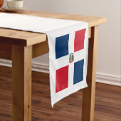 Chemin De Table Court Drapeau : La République Dominicaine (In Situ)