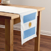 Chemin De Table Court Drapeau : L'Argentine (In Situ)