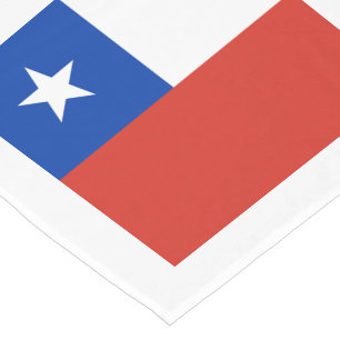 Chemin De Table Court Drapeau : Le Chili