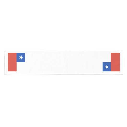 Chemin De Table Court Drapeau : Le Chili (Horizontal)