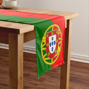 Chemin De Table Court Drapeau portugais & Portugal Cuisine / Coureur de 