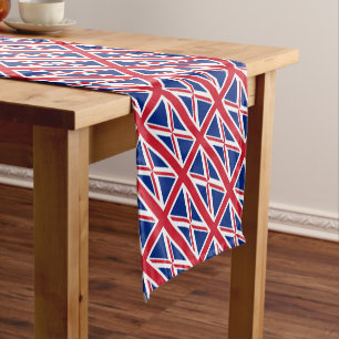 Chemin De Table Court Drapeau royal BRITANNIQUE du Royaume-Uni