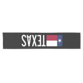 Chemin De Table Court Drapeau texan et Texas (Horizontal)