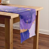 Chemin De Table Court Dreamy Lavender alcool encres et or (In Situ)