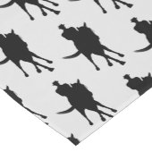 Chemin De Table Court Dressage Cheval Et Rider Silhouette (Coin)