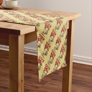 Chemin De Table Court Drôle "Cluck & Roll" Cool Rooster Conception de de