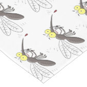 Chemin De Table Court Drôle dessin d'insecte moustique (Coin)