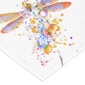 Chemin De Table Court éclaboussure Libellule (Coin)