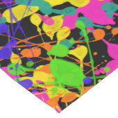 Chemin De Table Court Éclat de peinture de nuit (Coin)