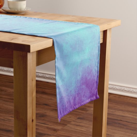 Chemin De Table Court effet nuage violet (In Situ)