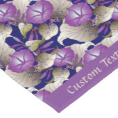 Chemin De Table Court Élégant Chic Lavande Purple Fleurs Design Floral (Coin)