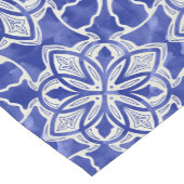 Chemin De Table Court Élégant gris-gris gris gris initial monogrammé (Coin)