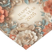 Chemin De Table Court elegant happy new year table runner (Coin)