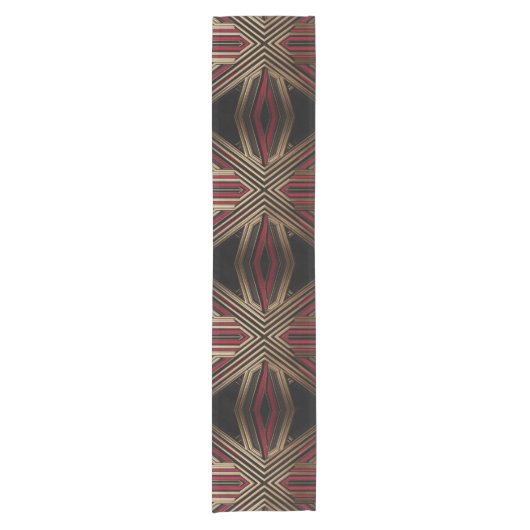 Chemin De Table Court Elégant Mariage Art Déco Runner Table (Devant)