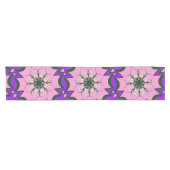 Chemin De Table Court Elégant Monogram Bloom : Magnifiquement Motif pers (Horizontal)