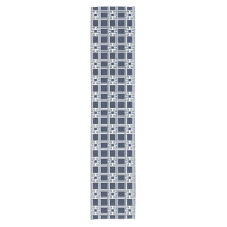 Chemin De Table Court Elegant Navy Coastal Greek Key Pattern