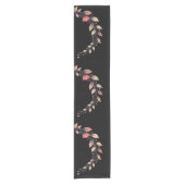 Chemin De Table Court Elegant Rose Clay and Black (Devant)