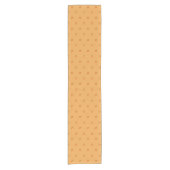 Chemin De Table Court Elegant Simple Orange Pumpkin Pattern (Devant)