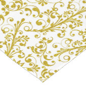 Chemin De Table Court Élégants tourbillons en or (Coin)